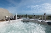Rooftop spa view