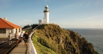 Take in spectacular ocean views from Byron's famous lighthouse