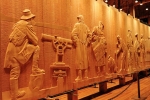 The Wall In The Wilderness is a jaw-dropping mural carved in 100 metres of timber