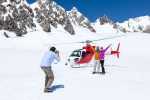 Experience a snow landing in Franz Josef