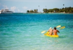 Kayak the crystal blue waters