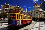 Hop-on Hop-off in tram at Christchurch