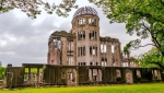 Famous Atomic Bomb Dome in Hiroshima