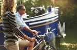 Alternative fully-guided bike tour and canal cruise